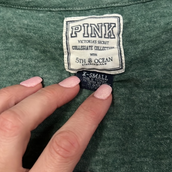 COPY - University of Miami Victoria’s Secret Pink x 5th and ocean tee - Picture 2 of 3